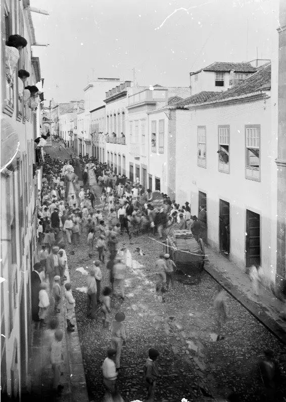 Bajada de La Virgen . Calle Real